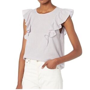 Splendid NWT Sleeveless ruffle blouse in lavender | Size Small